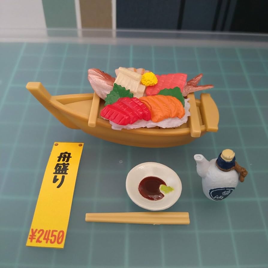 食品サンプル　刺身船盛　まいづる 食品サンプル刺身船盛まいづる